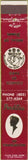 Matchbook Cover - Perditas of Chalres SC Council of Paris 10 Strike