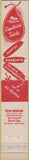 Matchbook Cover - Captain's Table Wilmington DE 10 Strike