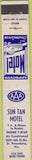 Matchbook Cover - Sun Tan Motel ST Petersburg FL 10 Strike
