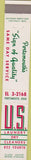 Matchbook Cover - Us Laundry Dry Cleaning Portsmouth OH 10 Strike