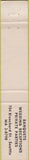 Matchbook Cover - Senator Catering Seattle WA 10 Strike
