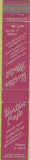 Matchbook Cover - Horton Cafe Bakersfield CA 10 Strike