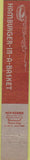 Matchbook Cover - Tommy Dotson's Steak House Los Angeles CA WORN 10 Strike