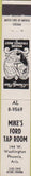 Matchbook Cover - Mike's Ford Tap Room Phoenix AZ 10 Strike