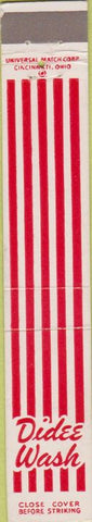 Matchbook Cover - Didee Wash Dayton OH Laundry Diapers 10 Strike