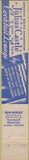 Matchbook Cover - Julius' Castle San Francisco CA 10 Strike