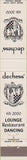 Matchbook Cover - Dechess' Restaurant Bridgeport CT? 10 Strike