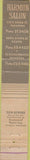 Matchbook Cover - Harmon Salon Pasadena Azusa CA 10 Strike