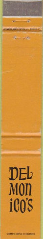 Matchbook Cover - Delmonico's Londres Mexico DF 10 Strike