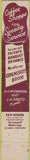 Matchbook Cover - Penn Albert Hotel Greensburg PA 10 Strike