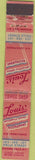 Matchbook Cover - Louis' Restaurant Niagara Falls NY 10 Strike