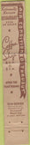 Matchbook Cover - Louis' Restaurant Niagara Falls NY 10 Strike