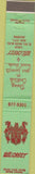 Matchbook Cover - Wil Crest Sun City AZ 10 Strike