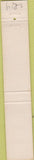 Matchbook Cover - Wil Crest Sun City AZ 10 Strike