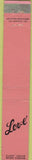 Matchbook Cover - Lov-e' Women's Figure Secret girdle?  10 Strike