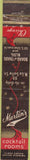 Matchbook Cover - Martin's Inc Restaurant Chicago IL 10 Strike