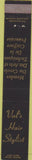 Matchbook Cover - Val's Hair Stylist Arlington Falls Church VA 10 Strike