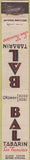 Matchbook Cover - Bal Tabarin San Francisco CA night club 10 Strike
