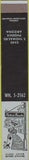 Matchbook Cover - Peck's of Beauty Phoenix AZ girlie SAMPLE salon 10 Strike