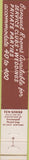 Matchbook Cover - Feed Bag Restaurant Mesa AZ fried chicken 10 Strike