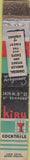 Matchbook Cover - Kiru Cocktails Liquors Los Angeles CA WORN 10 Strike