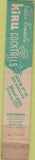 Matchbook Cover - Kiru Cocktails Liquors Los Angeles CA WORN 10 Strike