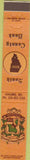 Matchbook Cover - South County Bank Ashland MO 10 Strike