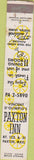 Matchbook Cover - Paxton Inn Paxton MA 10 Strike