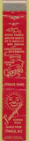 Matchbook Cover - Sunnyside Restaurant BBQ Ithaca NY WEAR 10 Strike