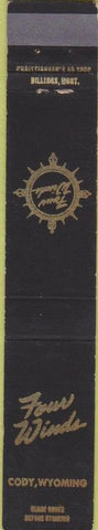 Matchbook Cover - Four Winds Cody WY 10 Strike