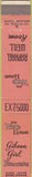 Matchbook Cover - The White House Gibson Girl Fountain CA? 10 Strike