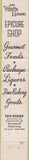 Matchbook Cover - The White House Gibson Girl Fountain CA? 10 Strike