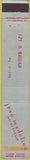 Matchbook Cover - Jean Madeline Hairdresser Salon Philadelphia PA WORN 10 Strike