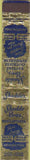 Matchbook Cover - Shudde Bros Men's Clothes Houston TX WORN 10 Strike