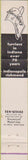 Matchbook Cover - Davidson's of Indiana Indianapolis IN 10 Strike