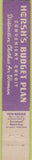 Matchbook Cover - Hersh's Fashions Beverly Hills CA women's suits 10 Strike