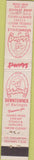 Matchbook Cover - Sammy's Restaurants Harlingen Brownsville TX 10 Strike