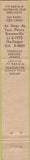 Matchbook Cover - Sammy's Restaurants Harlingen Brownsville TX 10 Strike