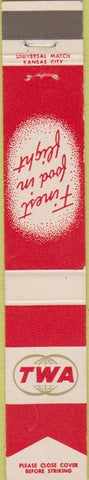 Matchbook Cover - TWA Airlines Trans World 10 Strike