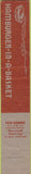 Matchbook Cover - Tommy Dotson's Steak House Los Angeles CA 10 Strike