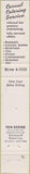 Matchbook Cover - Casual Catering Service 10 Strike