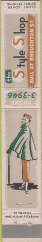 Matchbook Cover - The Style Shop women's clothes girlie 10 Strike