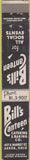 Matchbook Cover - Bill's Canteen Akron OH 10 Strike