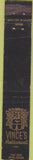 Matchbook Cover - Vince's Restaurant Oakland CA WORN 10 Strike
