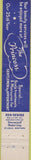 Matchbook Cover - The Princess Salon Lima OH? Girlie 10 Strike