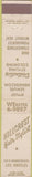 Matchbook Cover - Hillcrest Hair Stylist Salon Los Angeles CA WEAR 10 Strike