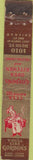 Matchbook Cover - Gordon's Open Kitchen Chicago IL WORN 10 Strike