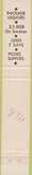 Matchbook Cover - Junction Package Store Forsyth MO 10 Strike