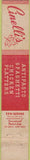 Matchbook Cover - Cinelli's Maple Tavern Merchantville NJ 10 Strike