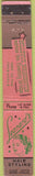 Matchbook Cover - Leonard's Hair Salon Bellevue WA girlie 10 Strike